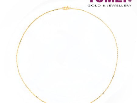 TOMEI Necklace of Subtle Glamour, Yellow Gold 916 Online Sale