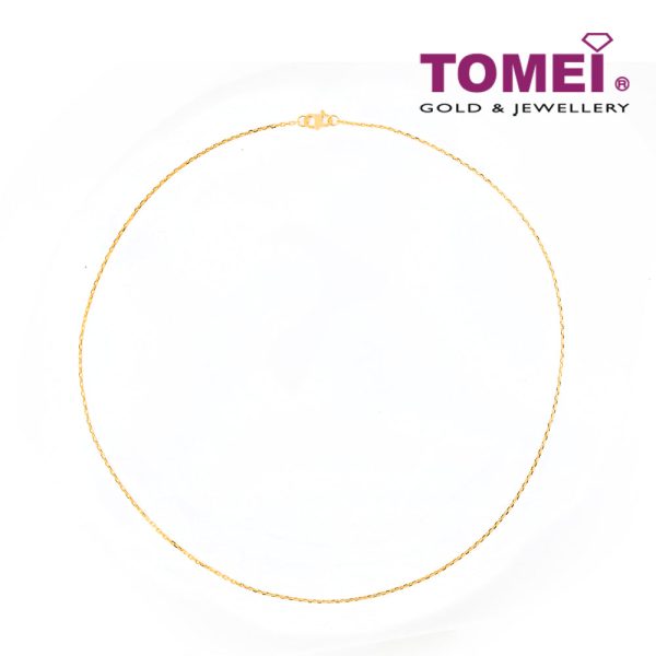 TOMEI Necklace of Subtle Glamour, Yellow Gold 916 Online Sale