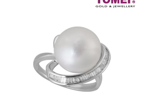 TOMEI Ring, Diamond Pearl White Gold 750 (R1032) Online Sale