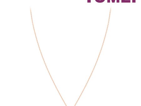 TOMEI Rouge Collection Solitaire Pearl Necklace, Rose Gold 750 Cheap