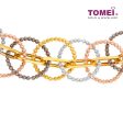 TOMEI Lusso Italia Jolly Halos Collection 4-Tone Bracelet, Yellow Gold 916 Online Hot Sale