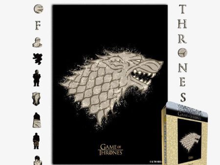 Winterfell s Emblem - Wooden Jigsaw Puzzle on Sale