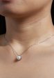 TOMEI Pearl Pendant, White Gold 375 Fashion