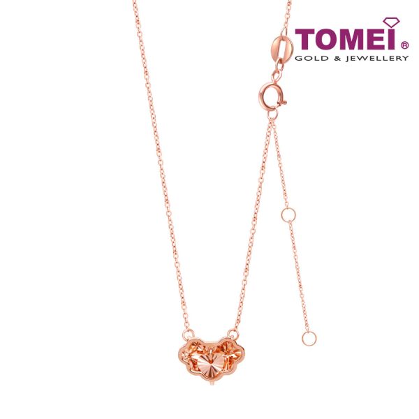 TOMEI Rouge Collection, Auspicious Cloud Necklace Rose Gold 750 Discount