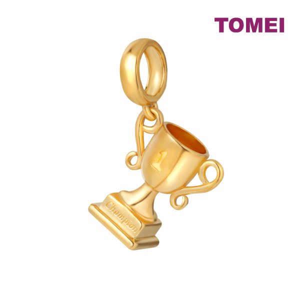 TOMEI Champion Cup Charm, Yellow Gold 916 Hot on Sale