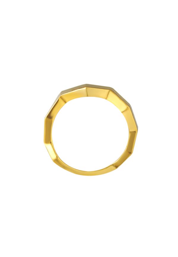 TOMEI Robust Ring, Yellow Gold 916 on Sale