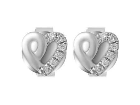 TOMEI The Touch Of Love Earrings, White Gold 585 Online now