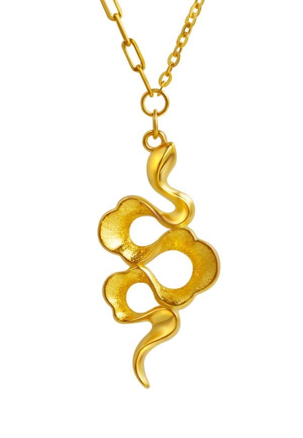 TOMEI x XIFU 【万物有灵】The Essence Of Nature Necklace, Yellow Gold 999 Online Hot Sale