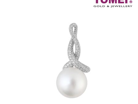 TOMEI Pendant, Diamond Pearl White Gold 750 (P1819V) Online Sale