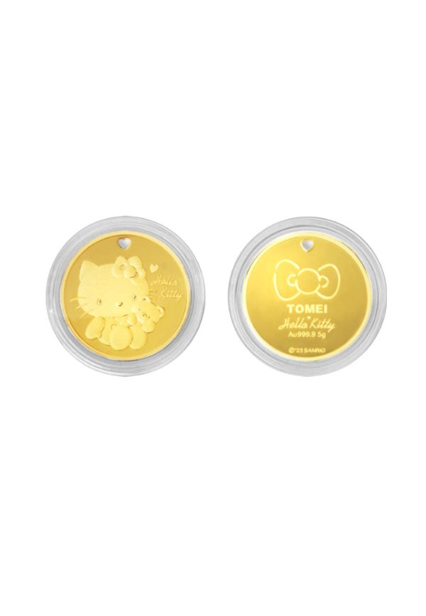 TOMEI X SANRIO Hello Kitty Gold Coin, Yellow Gold 9999 on Sale