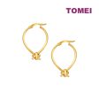 TOMEI Lusso Italia Round Knotted Earrings, Yellow Gold 916 Online