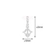 TOMEI Be My Valentine Arrow Charm, White Gold 585 Hot on Sale