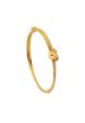 TOMEI Lusso Italia Ribbed Love Bangle, Yellow Gold 916 Online Hot Sale