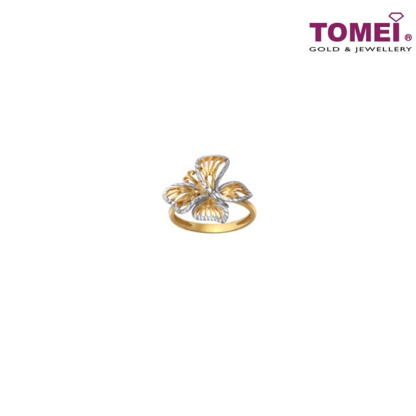 TOMEI Prima Aviana Ring, Yellow Gold 916 (9O-YG0696R-2C) Sale