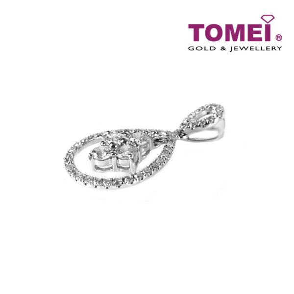 TOMEI Pendant of Candescent Splendour, Diamond White Gold 750 (P4670) Online