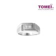 TOMEI Ring For Him, Diamond White Gold 750 (R1269) For Discount