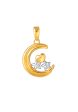 TOMEI Starry Moon Pendant, Yellow Gold 916 on Sale