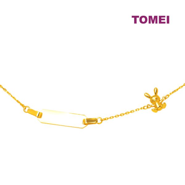 TOMEI Lusso Italia Rabbit Bracelet, Yellow Gold 916 Online now