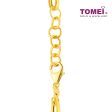 TOMEI Lusso Italia Jolly Halos Collection 4-Tone Bracelet, Yellow Gold 916 Online Hot Sale