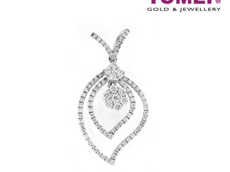 TOMEI Pendant, Diamond White Gold 750 (P3407) For Sale