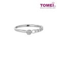 TOMEI Love Joins Us Together Ring, White Gold 585 For Cheap