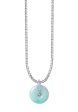 TOMEI Round Jade Pendant, White Gold 750 Fashion