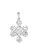 TOMEI Ruyi Knot Diamond Pendant, White Gold 750 Supply