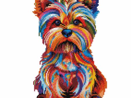 Yorkshire Terrier Dog   Yorkie - Diamond Painting Kit Online Sale