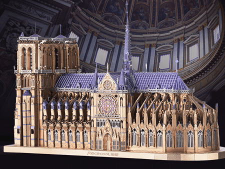 Notre Dame De Paris Church 3D Metal Puzzle For Sale