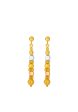 TOMEI Triple Tone Lusso Italia Dangling Beads Earrings, Yellow Gold 916 Discount