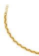 TOMEI Solid Geometric Chain Linked Bracelet, Yellow Gold 916 Cheap