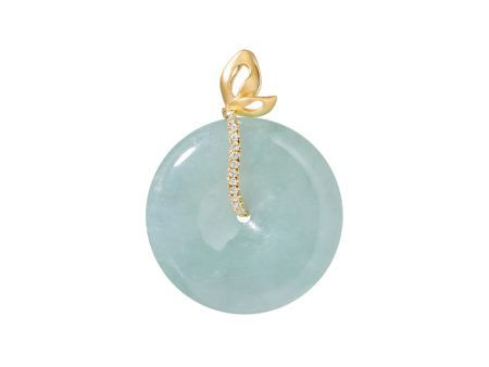 TOMEI Peacefully Jade Pendant, Yellow Gold 750 For Sale