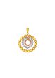 TOMEI Trio-Circle Of Bead Pendant, Yellow Gold 916 For Discount