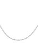 Tomei Sparkling Necklace, Unisex White Gold 585 For Sale