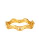 TOMEI Hollow Curvy Bangle, Yellow Gold 916 Sale