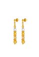 TOMEI Triple Tone Lusso Italia Dangling Beads Earrings, Yellow Gold 916 Discount