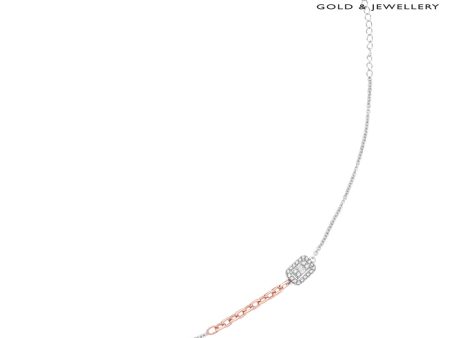 TOMEI Love Is Beautiful Collection Diamond Bracelet, White? Gold 585 Online Hot Sale