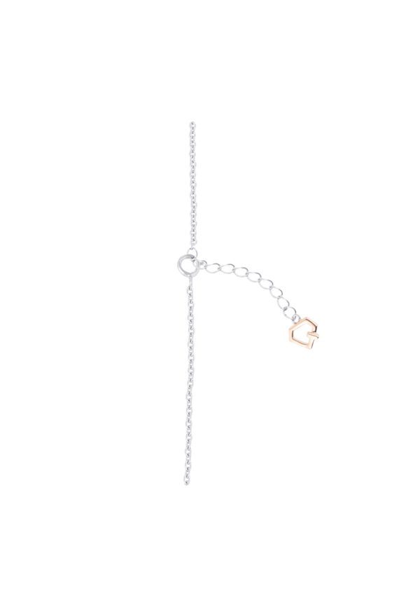 TOMEI Minimalist Diamond Bracelet, White+Rose Gold 585 For Discount