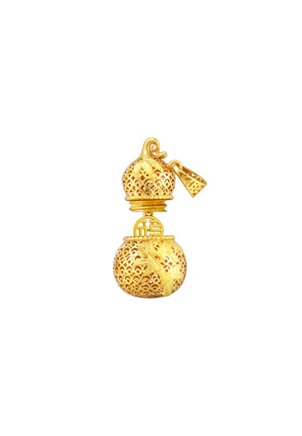 TOMEI Openable Gourd Pendant, Yellow Gold 916 Sale