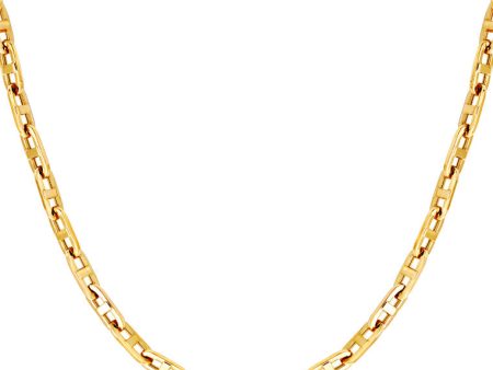 TOMEI Lusso Italia Split Link Chain Necklace, Yellow Gold 916 on Sale