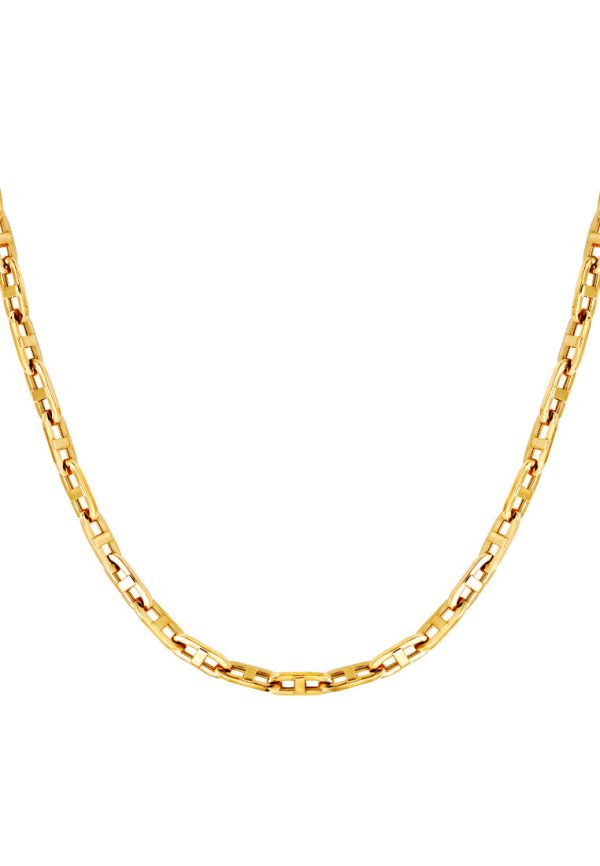 TOMEI Lusso Italia Split Link Chain Necklace, Yellow Gold 916 on Sale