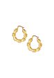 TOMEI Lusso Italia Sturdy Hoop Earrings, Yellow Gold 916 Online Sale