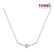 TOMEI Noel Artistry Collection Diamond Necklace, White+Rose Gold 585 For Cheap