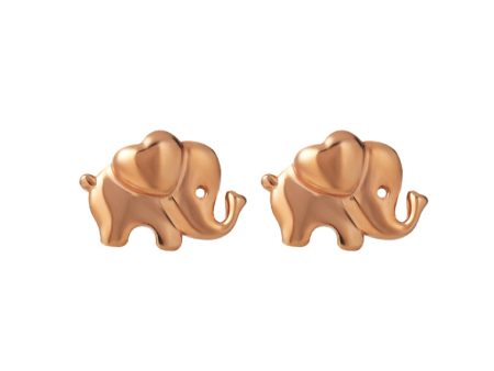 TOMEI Rouge Collection Elephant Earrings, Rose Gold 750 Sale