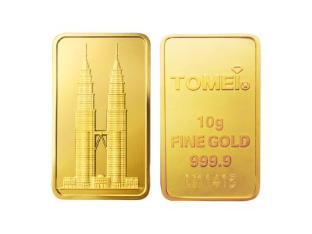 [Tomei Exclusive] KLCC Twin Towers Wafer | 10 Grams | 20 Grams | 50 Grams | 100 Grams |  Fine Gold 9999 Cheap