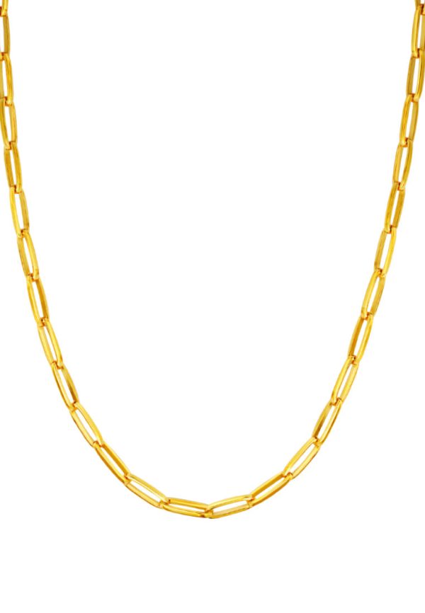 TOMEI Lusso Italia Loop Link Necklace, Yellow Gold 916 Sale