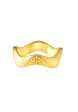 TOMEI Sri Puteri Collection Wavy Ring Yellow Gold 916 Supply