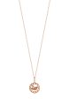 TOMEI Rouge Collection Swan Necklace, Rose Gold 750 on Sale