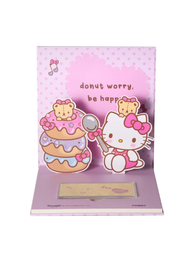 TOMEI X SANRIO Hello Kitty Kind & Pretty Gold Foil 0.5G, Yellow Gold 9999 Fashion