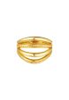 TOMEI Lusso Italia Quadruple Harmony Ring, Yellow Gold 916 Cheap